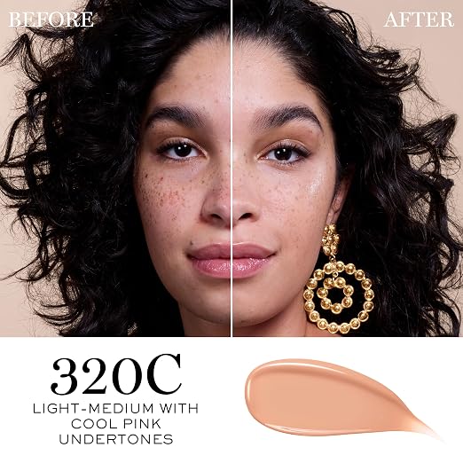 320C: light-medium with cool pink undertones