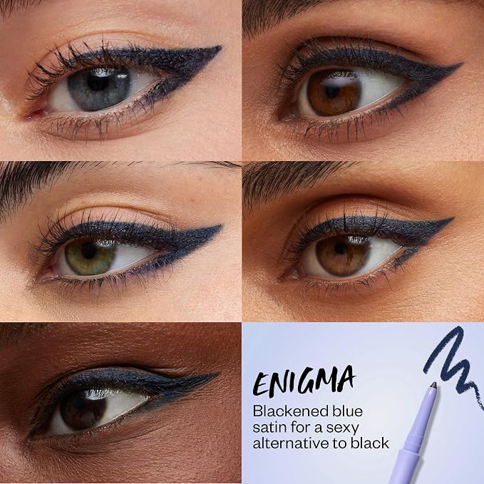 Blackened Blue Satin