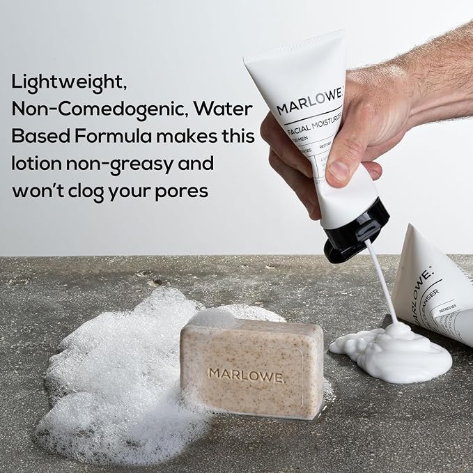 Facial Scrub + Facial Moisturizer