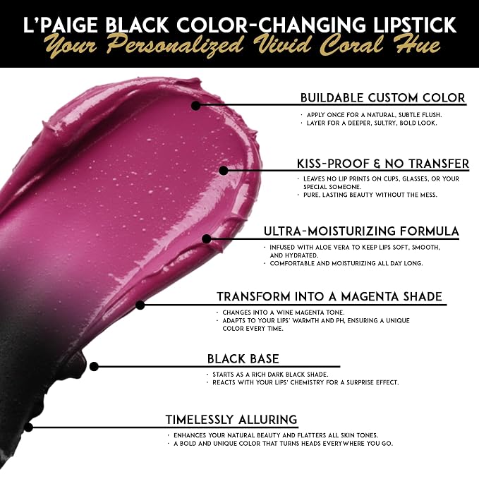 LBK - Black Color-Changing to Deep Wine Magenta