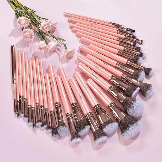 30Pcs Pearl Pink+Large Gift Holder