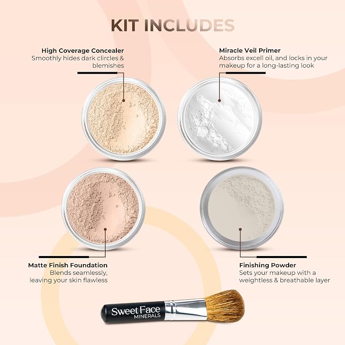 Light Foundation with Light Concealer