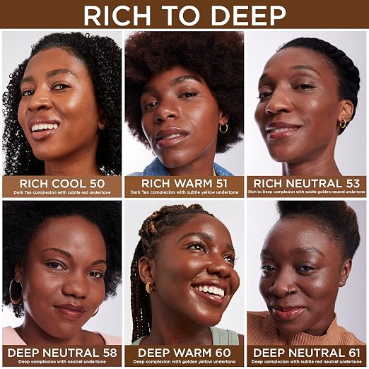 51 Rich Warm (dark tan complexion with subtle yellow undertone)