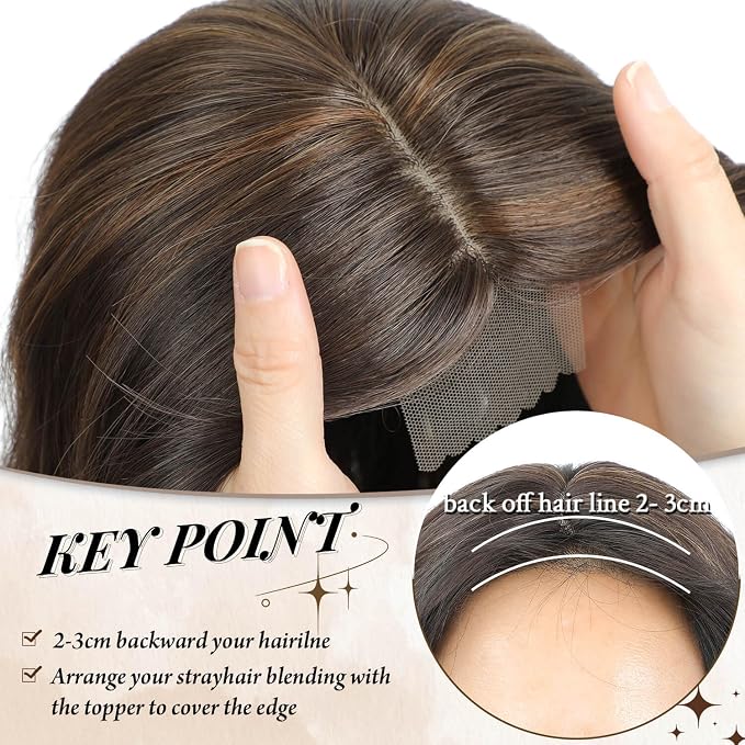 Medium Brown with Highlights