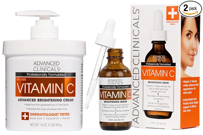 Vitamin C Cream + Serum Set