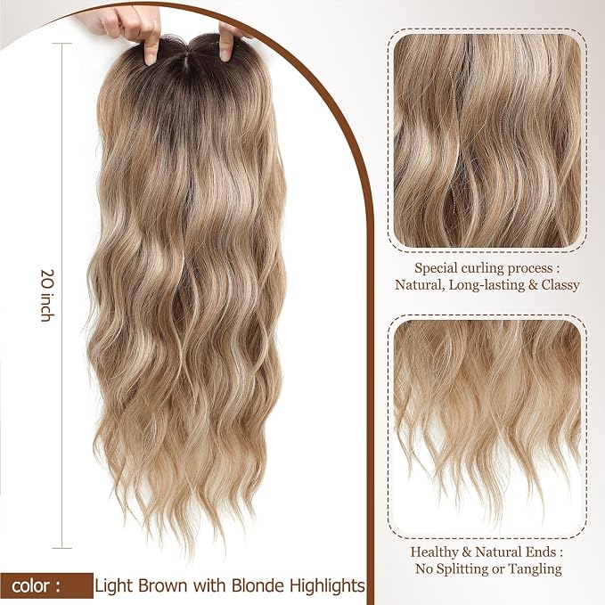 Light Brown with Blonde Highlights