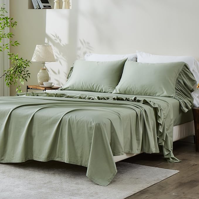 Sage Green Ruffles