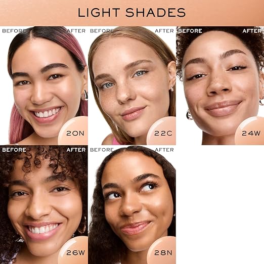 24W: Light to Medium Skin with Warm Yellow Undertones