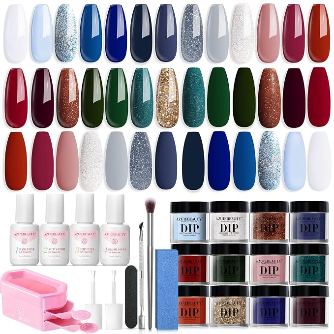Red Blue Green Glitter