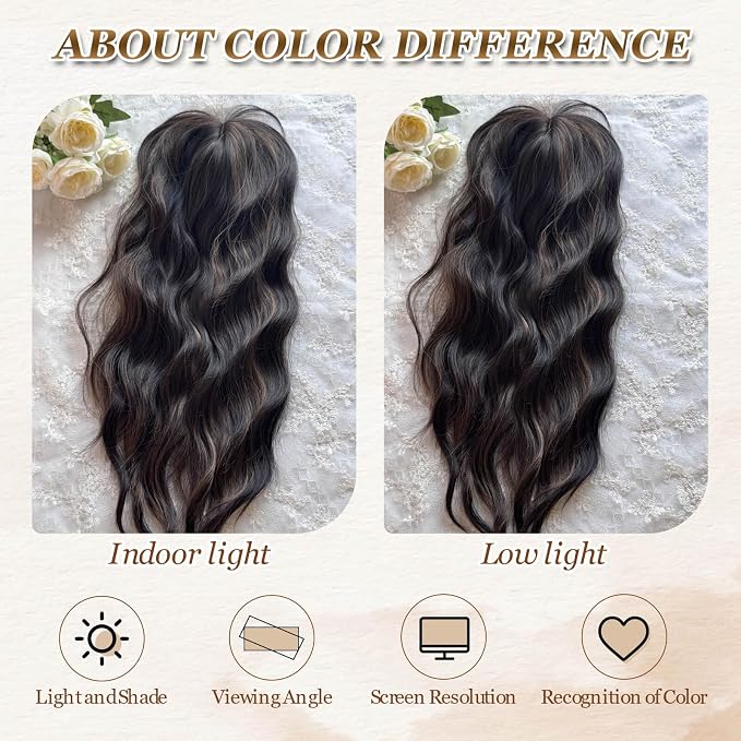 Chocolate Brown with Highlights