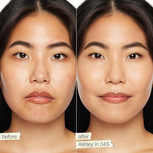 34S medium sand (medium skin with warm, golden undertones )