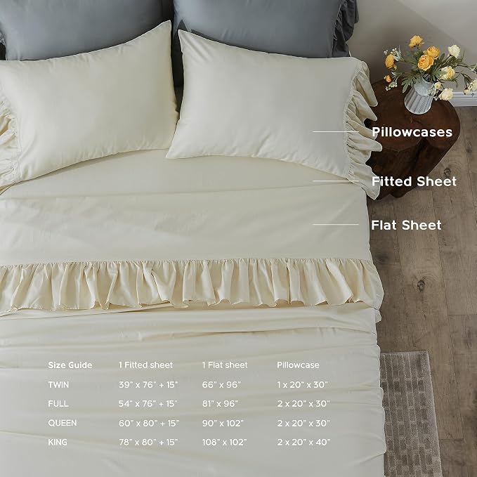 Beige Ruffles