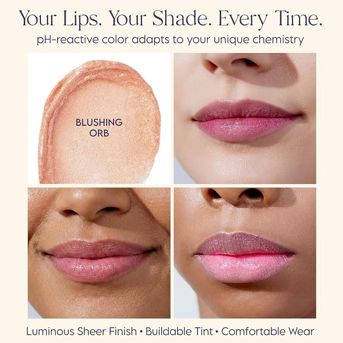 Blushing Orb Sheer Rose w/Golden-Pink Shimmer