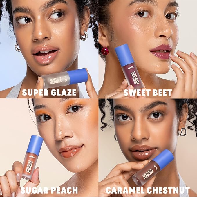 Sweet Beet, Sugar Peach, Caramel Chestnut