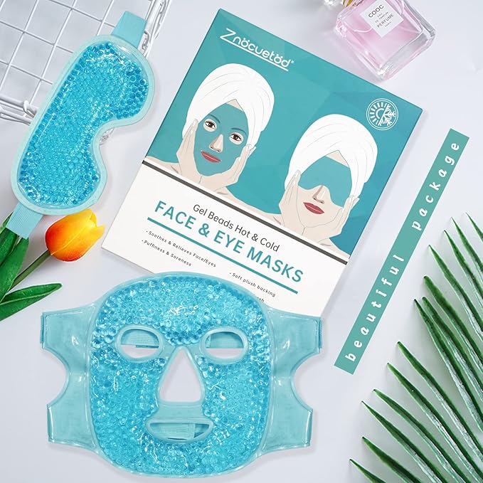 Blue(1* Eye Mask+1*face Mask )