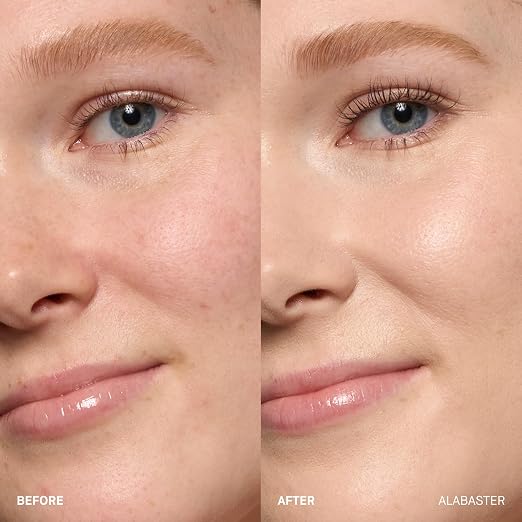 01 Alabaster (Lightest beige with a hint of pink undertone; for palest skin)