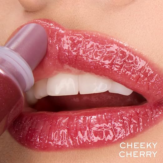 27 Cheeky Cherry: deep cherry with pink sparkle
