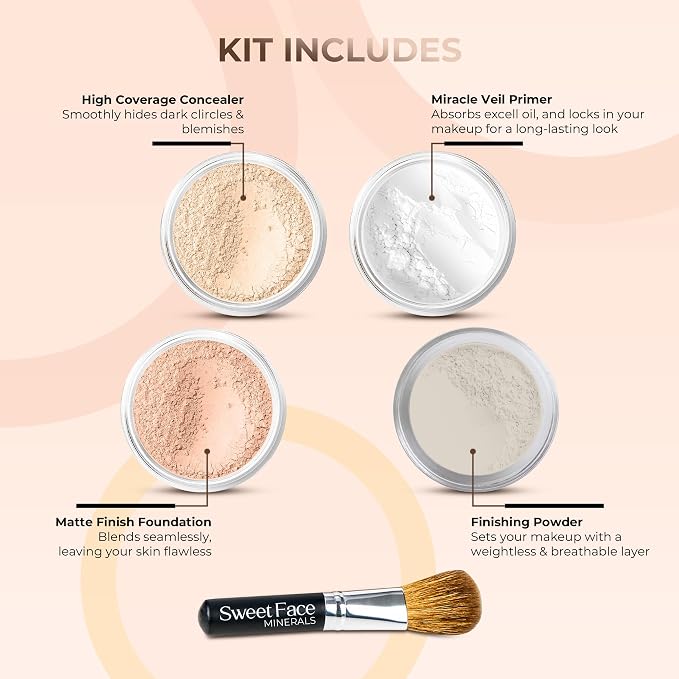 Pink Bisque Foundation with Light Concealer