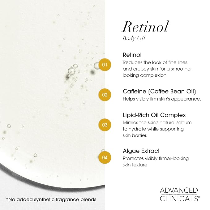 Retinol Firming Body Oil (Fragrance-Free)