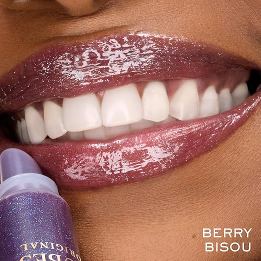 15 Berry Bisou: sheer blueberry with blue sparkle