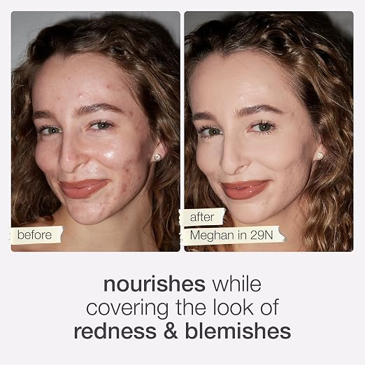 27H light-medium honey (light to medium skin with warm, peach undertones)