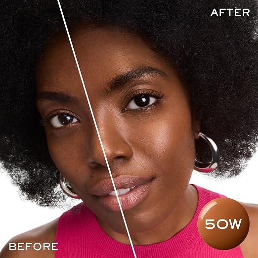 50W: Deep Skin with Warm Golden Tones