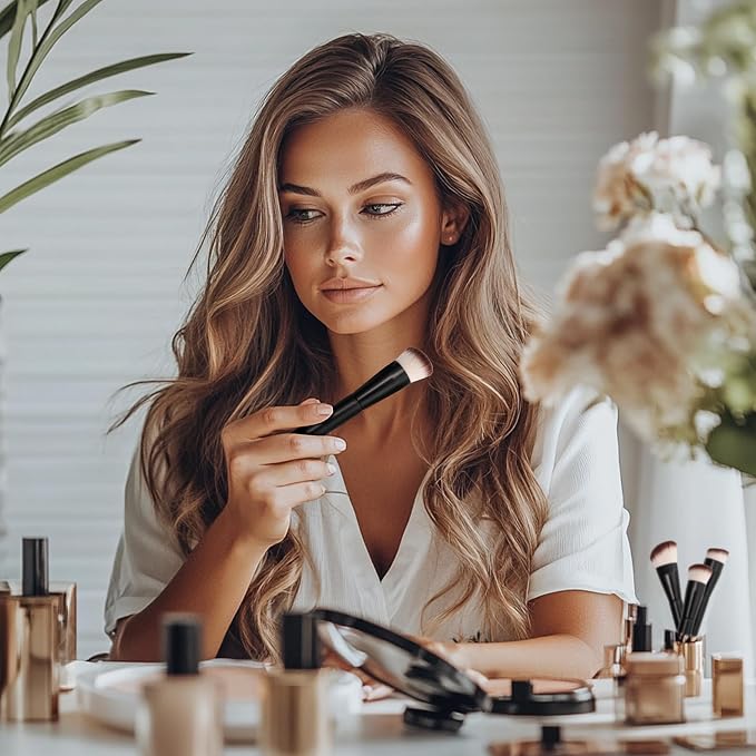 3Pcs Foundation Brush Set