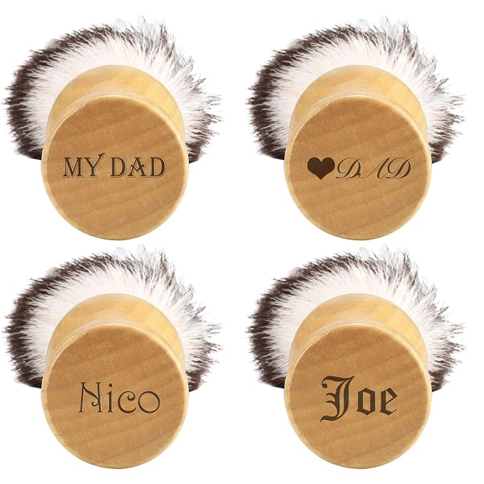 Engraved Shaving Brush Set