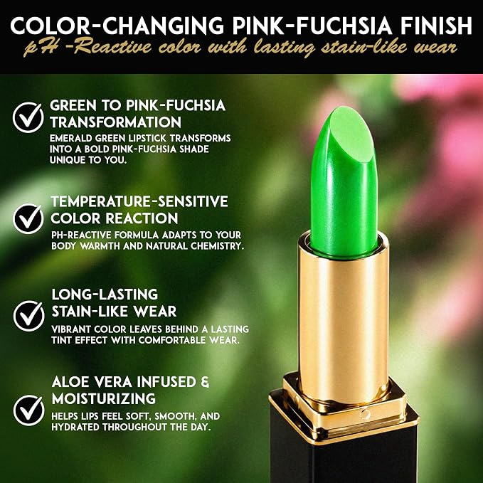 LGR - Green Color-Changing to Bold Pink Fuchsia