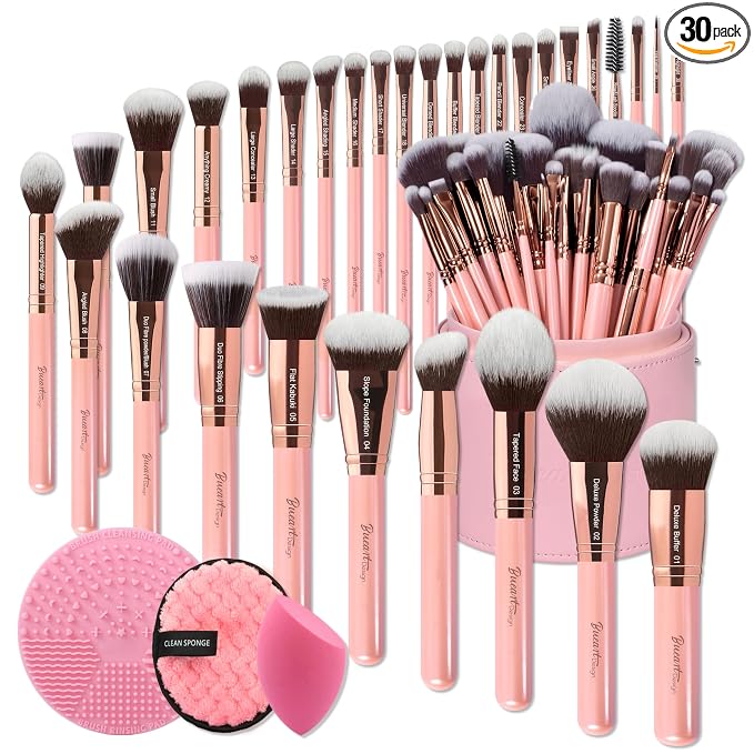 30Pcs Pearl Pink+Large Gift Holder