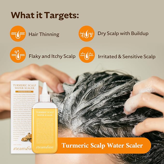 Turmeric Scalp Water Scaler, 8.45 fl oz