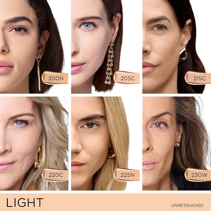 225N - Light with Peachy Undertones