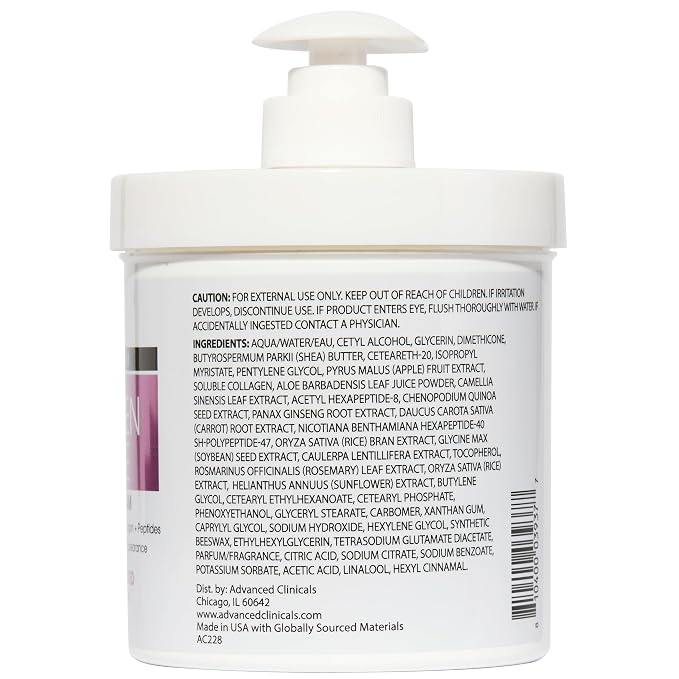 Collagen Peptides Cream + Body Oil Set