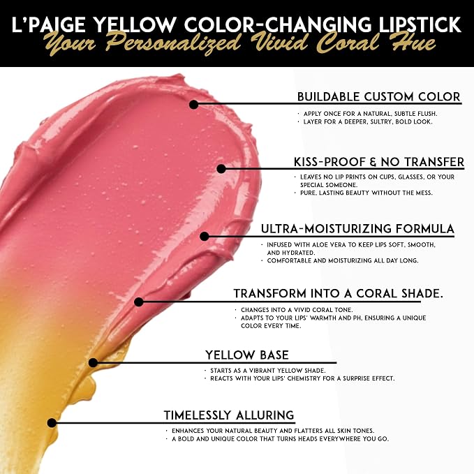 LYW - Yellow Color-Changing to Coral Pink
