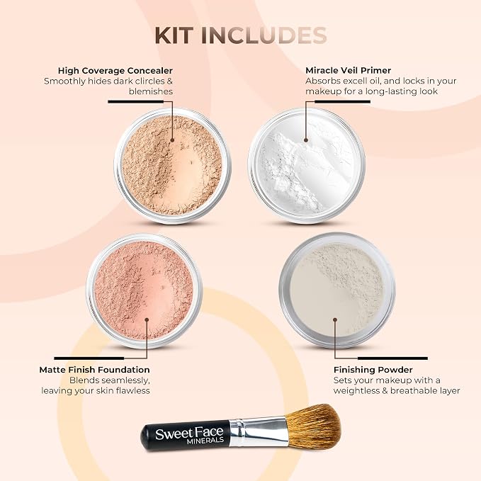 Light Tan Foundation with Medium Concealer