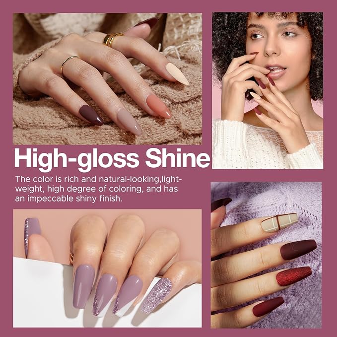 Nude Purple Brown