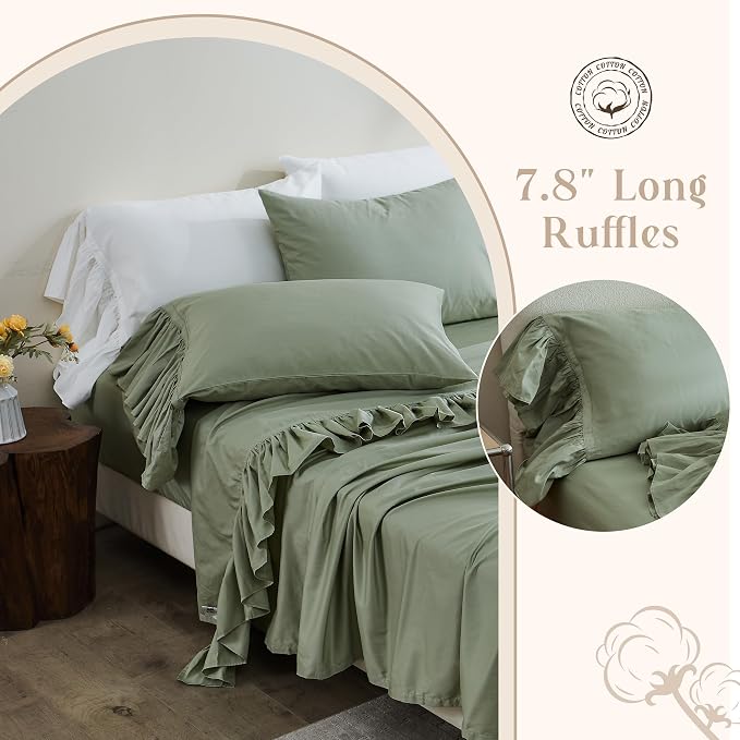 Sage Green Ruffles