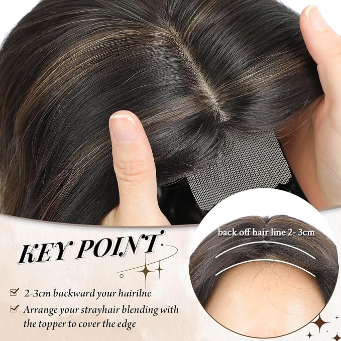 Chocolate Brown with Highlights