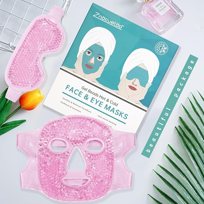 Pink-(1*eye Mask+1*face Mask)