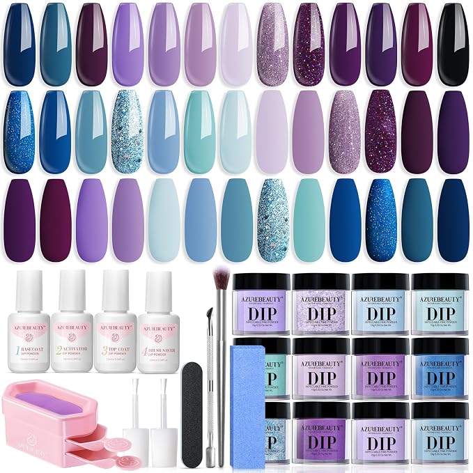 Baby Blue Violet Purple