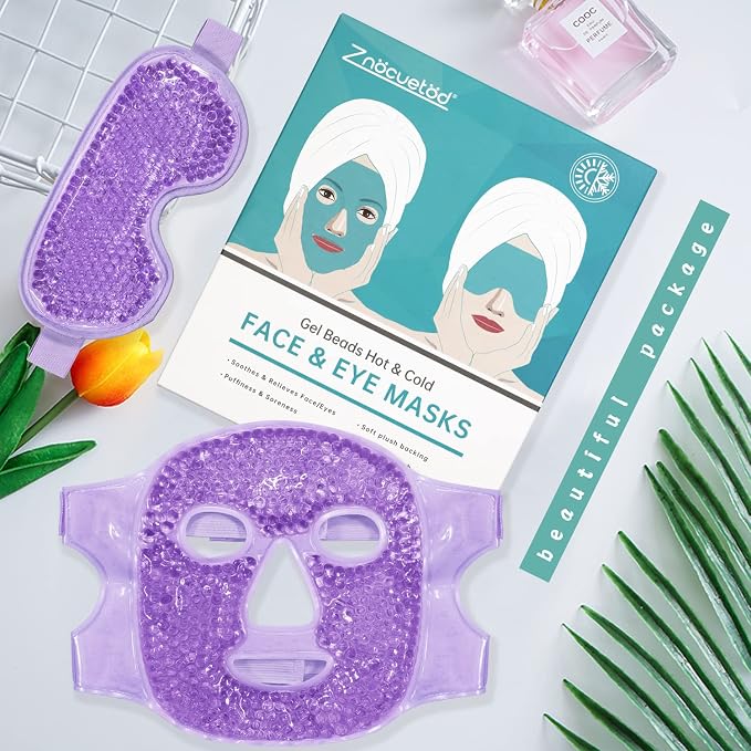Purple(1* Eye Mask+1*face Mask )
