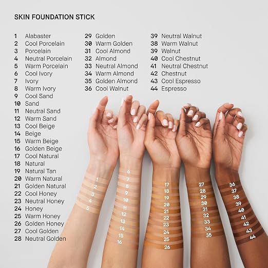 35 Golden Almond (Medium brown with olive and yellow undertones; for deep skin)