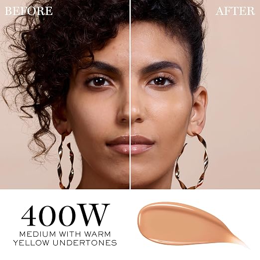 400W: medium with warm yellow undertones
