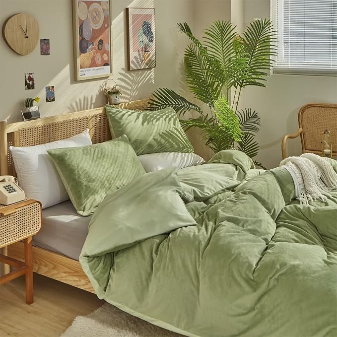 1-sage Green Velvet