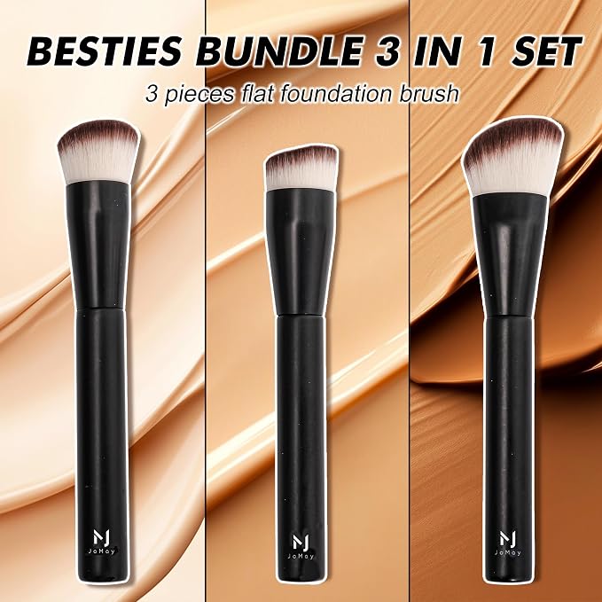 3Pcs Foundation Brush Set