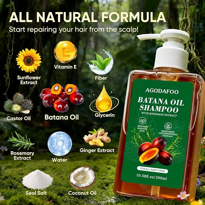 Batana Oil Shampoo 2 PCS