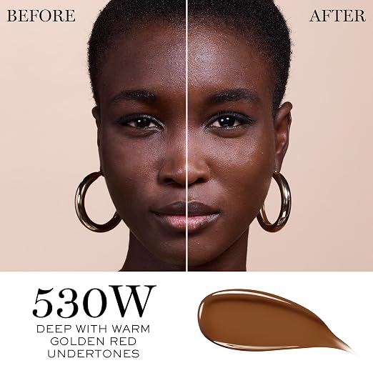 530W: deep with warm golden red undertones