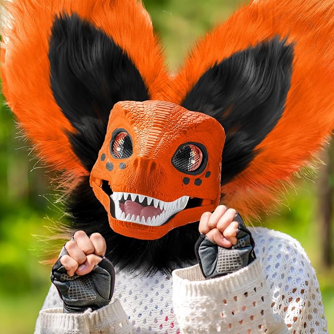 Orange, Black, White