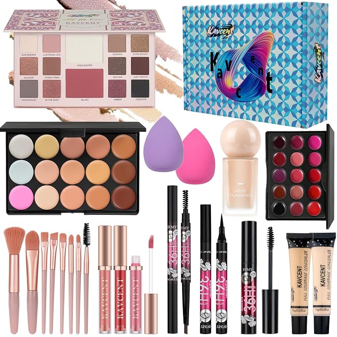 Blue Medium Makeup Gift