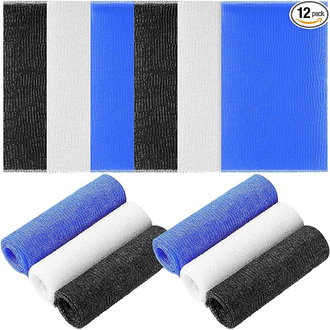 White, Black, Dark Blue